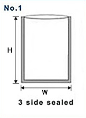3 Side Sealed pouch